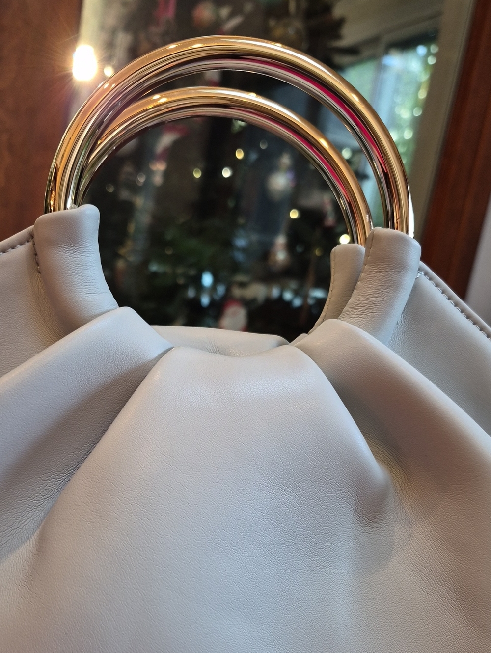 Urban Expressions Gray Tote with Gold Handles!!! NWOT!!!